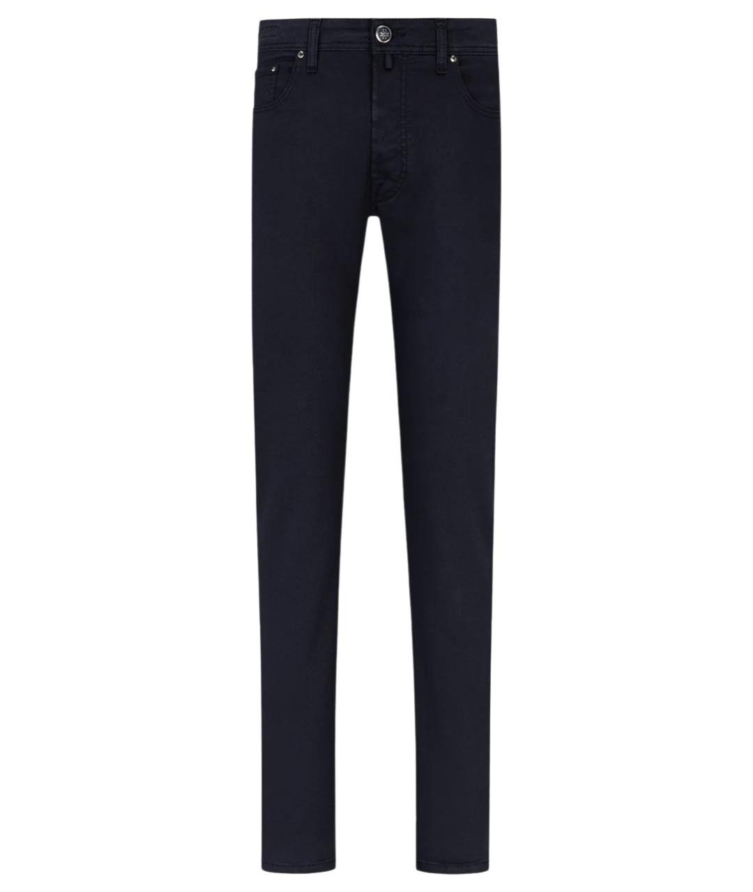 JACOB COHEN Темно-синие хлопковые джинсы скинни, фото 1