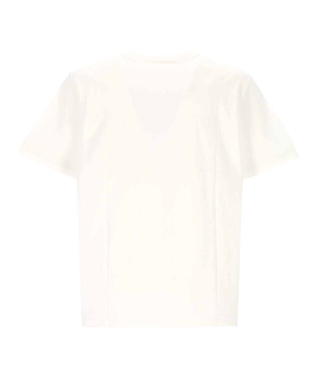 PEUTEREY Белая хлопковая футболка, фото 3