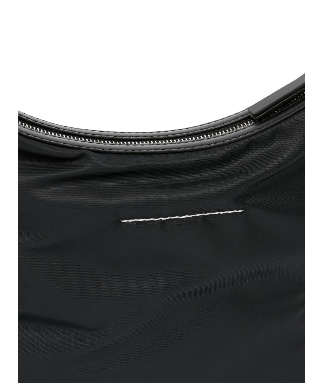 MM6 MAISON MARGIELA Черная тканевая сумка через плечо, фото 5