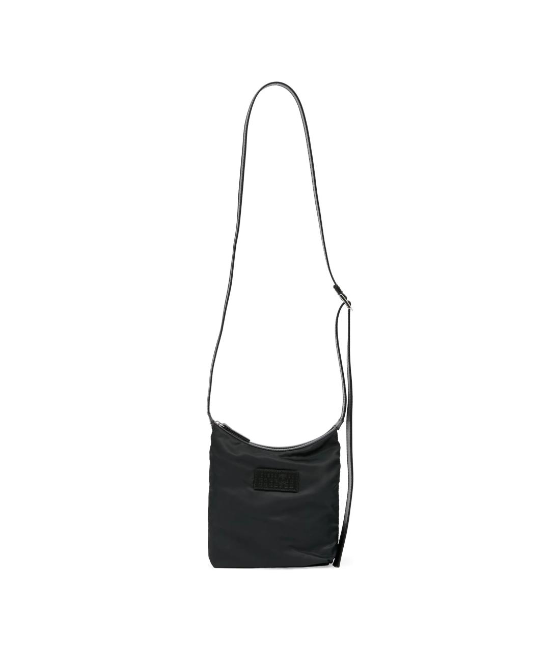 MM6 MAISON MARGIELA Черная тканевая сумка через плечо, фото 1