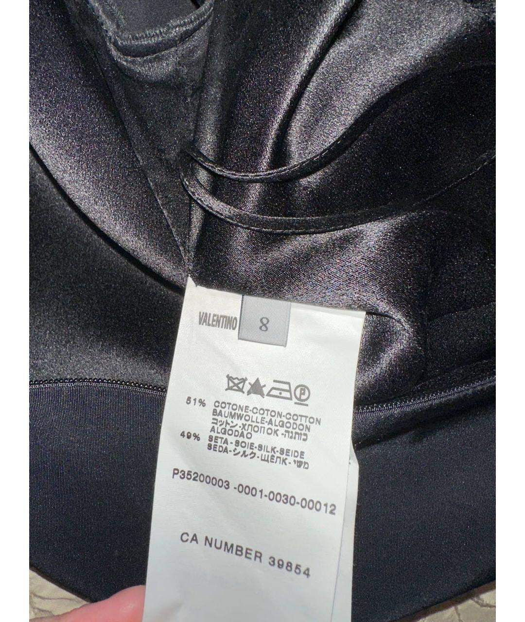 VALENTINO Черное вечернее платье, фото 4
