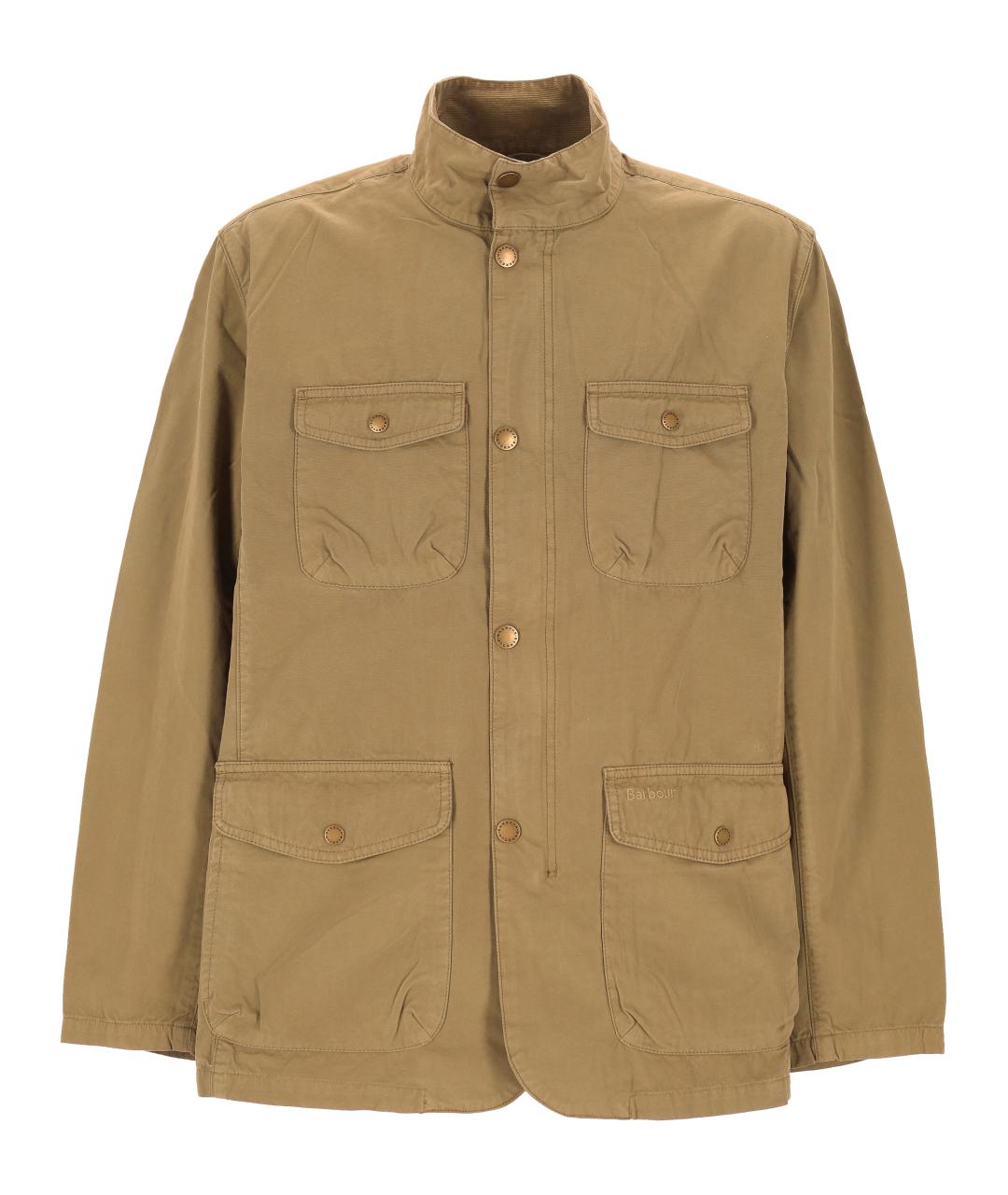 BARBOUR Бежевая хлопковая куртка, фото 1