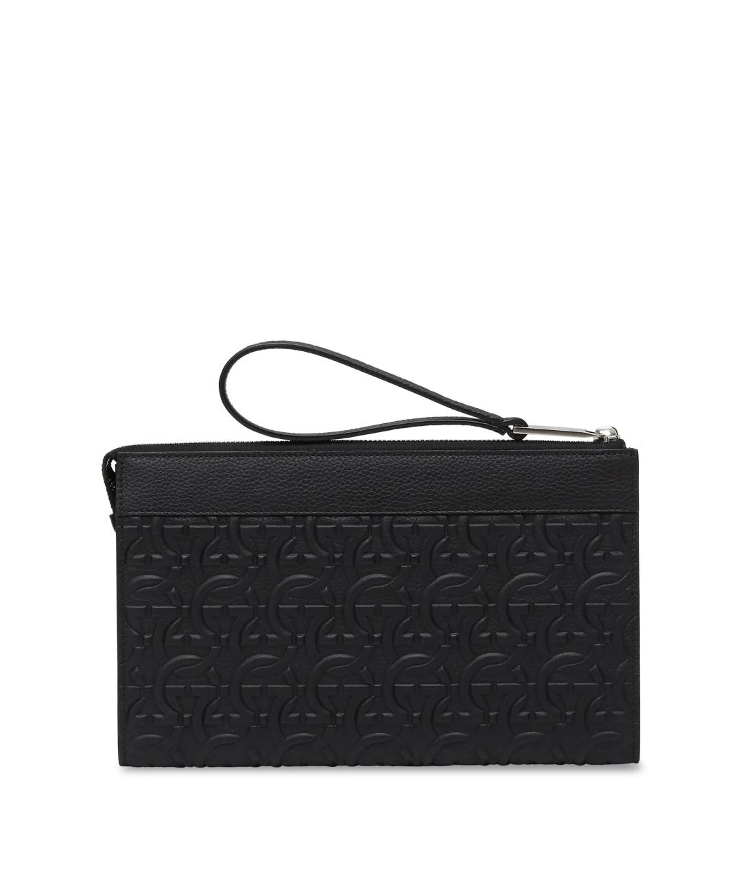 FERRAGAMO Черная барсетка, фото 3