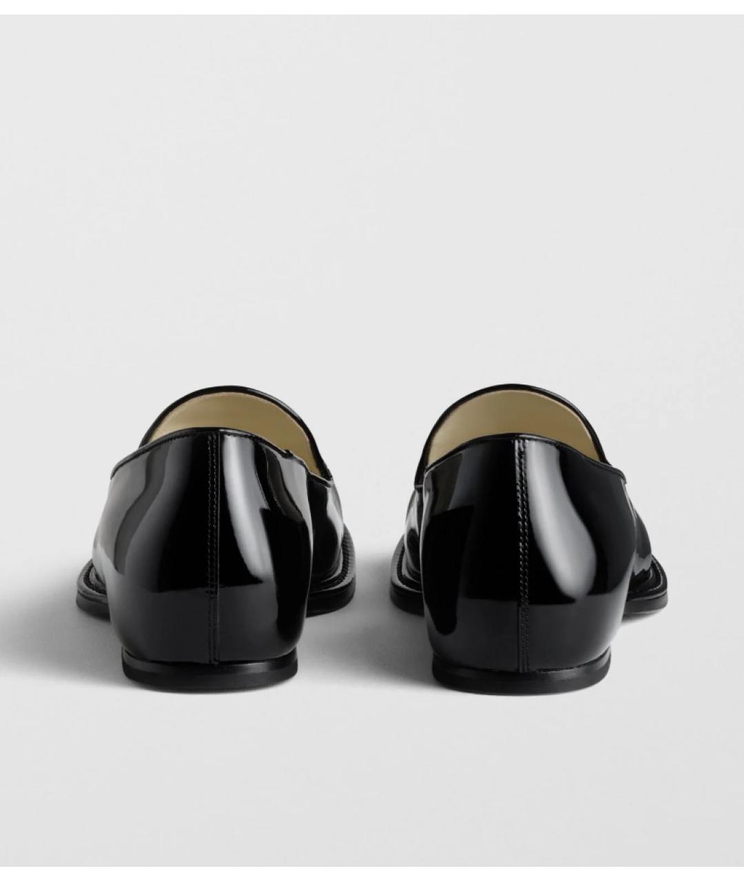 PHOEBE PHILO Черные кожаные лоферы, фото 3