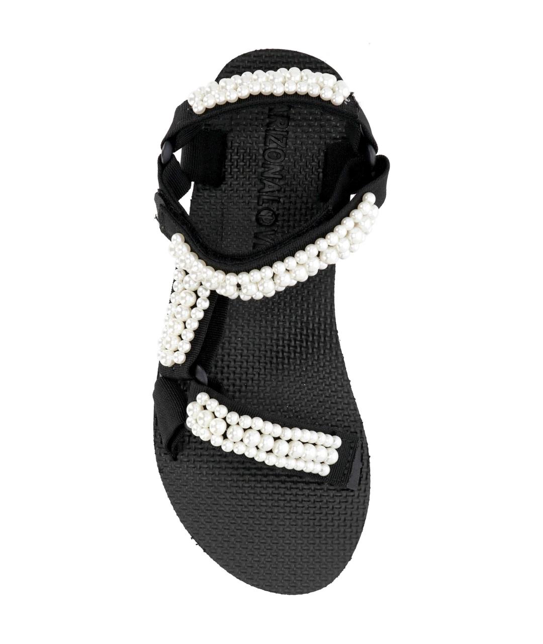 ARIZONA LOVE Черные текстильные босоножки, фото 4