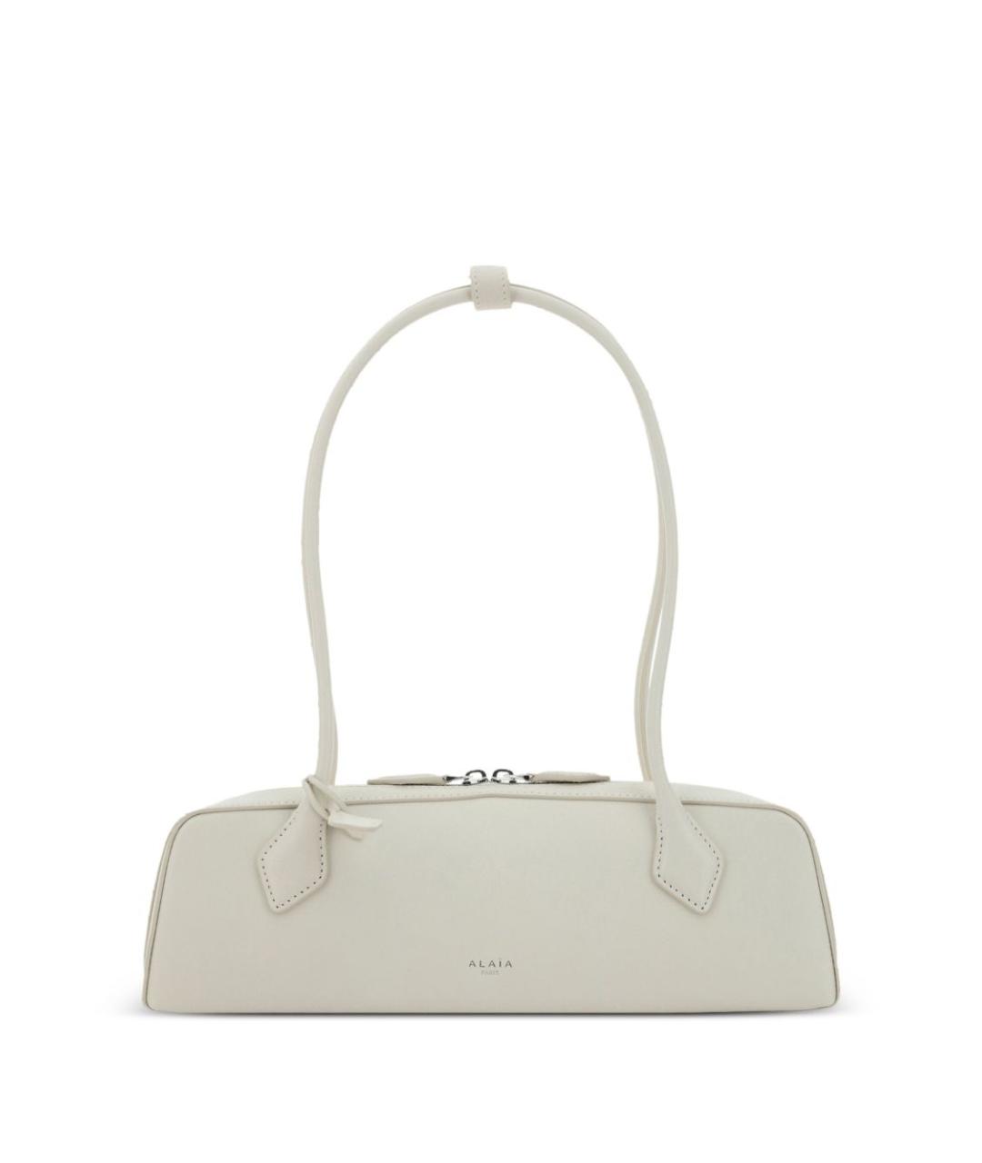 ALAIA Белая кожаная сумка через плечо, фото 1