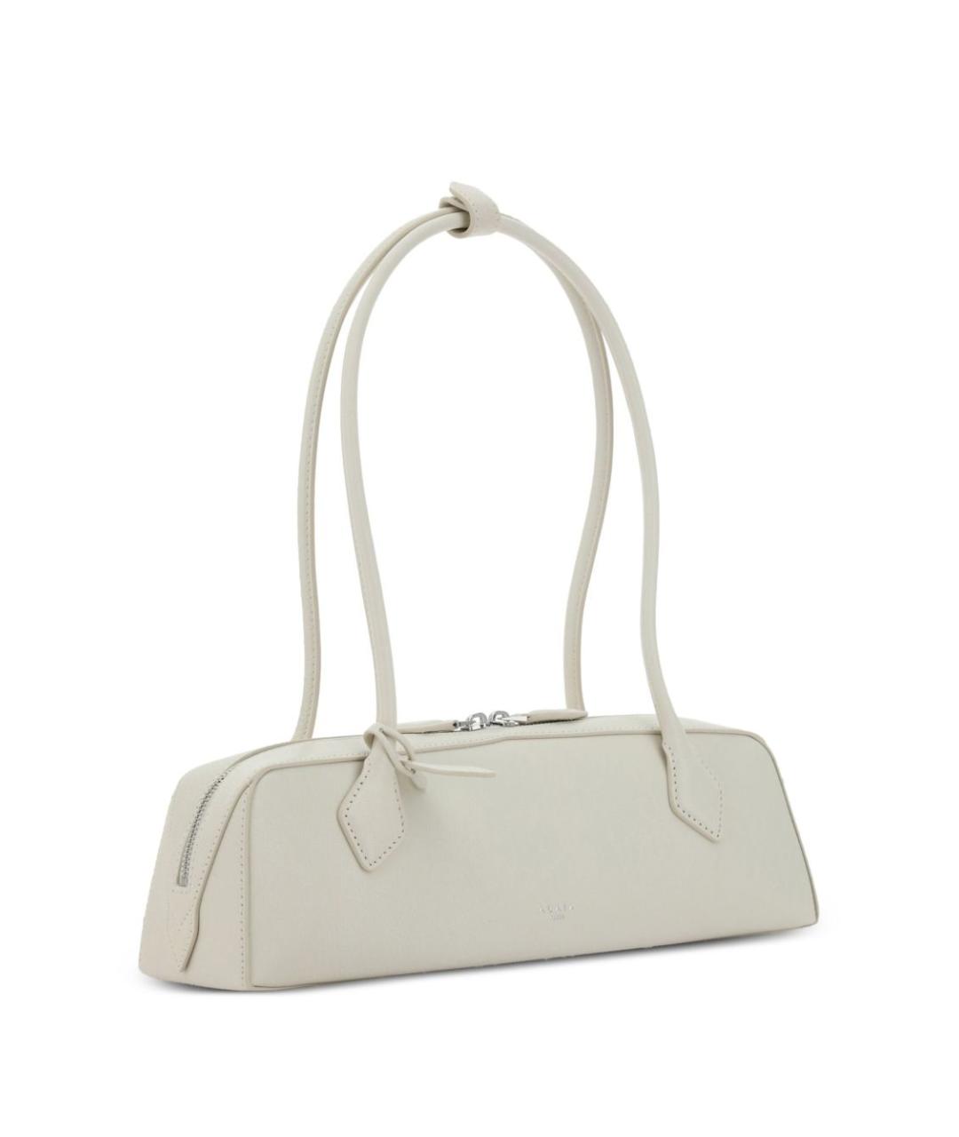 ALAIA Белая кожаная сумка через плечо, фото 2