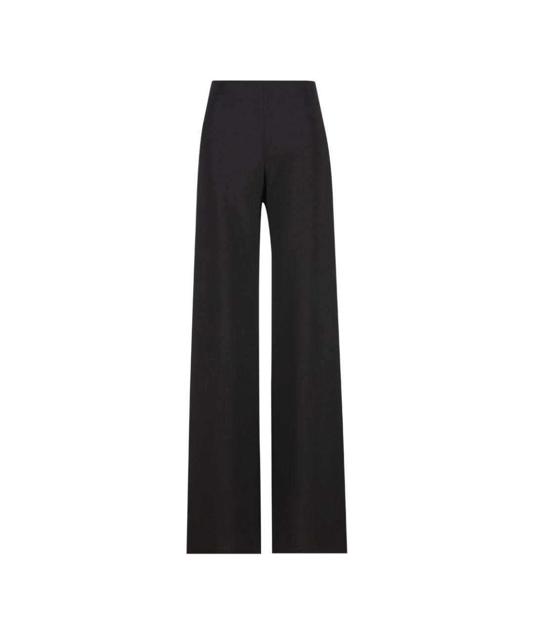GUCCI Черные шерстяные прямые брюки, фото 1