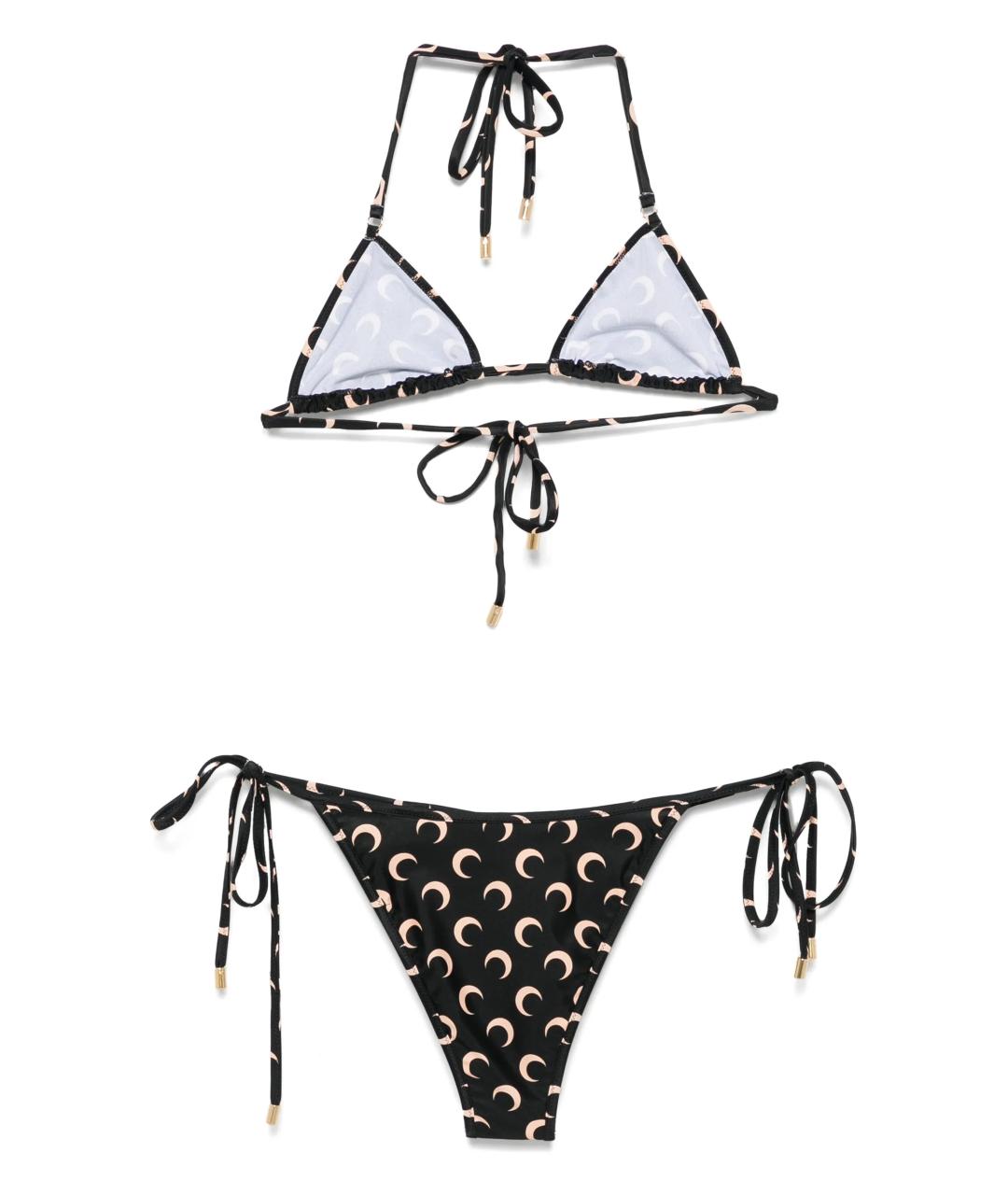 MARINE SERRE Черный полиамидовый купальник, фото 3