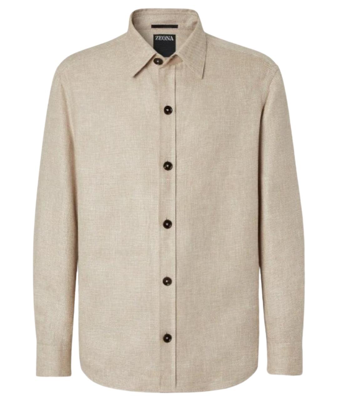ZEGNA Бежевая кашемировая куртка, фото 1