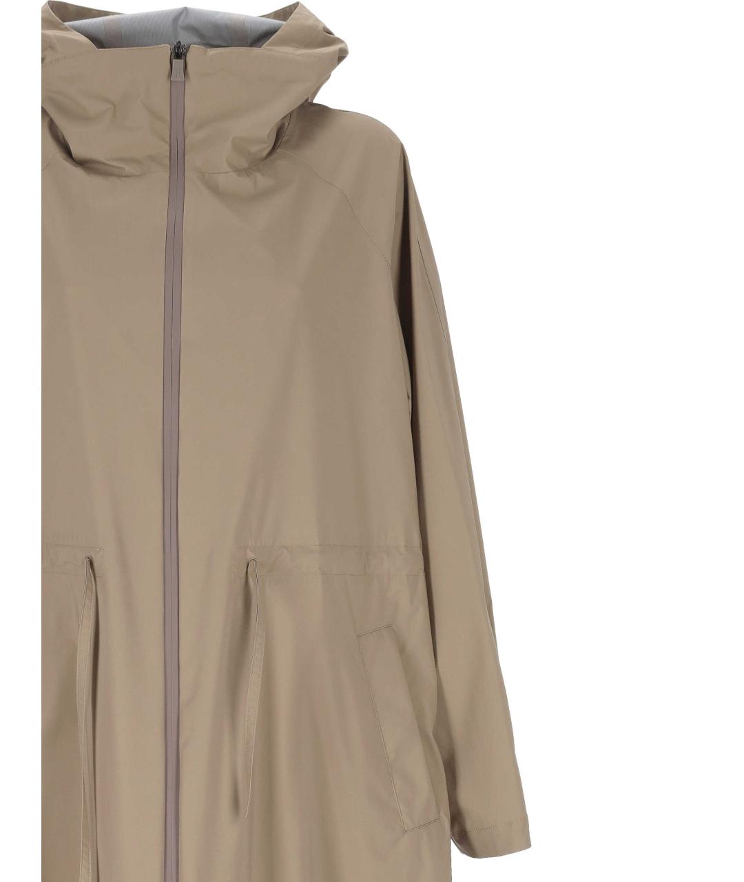HERNO Бежевый полиамидовый тренч/плащ, фото 2
