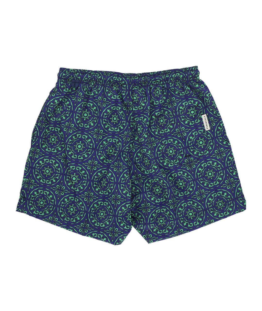 PENINSULA Синие полиамидовые шорты, фото 3