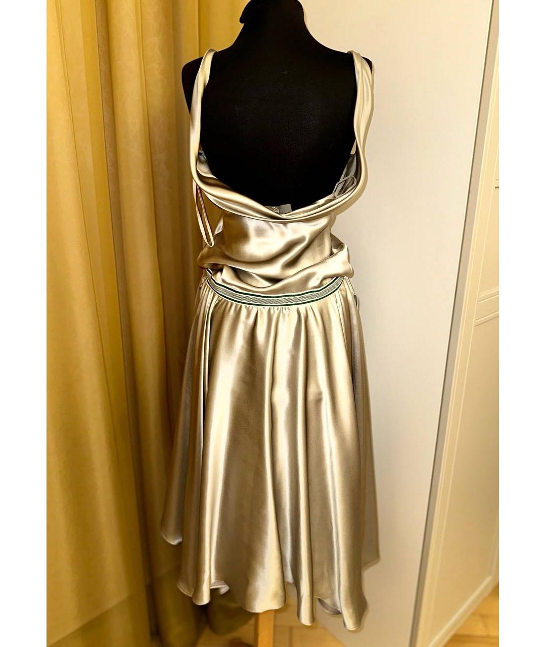 ALEXANDER MCQUEEN Шелковое вечернее платье, фото 2