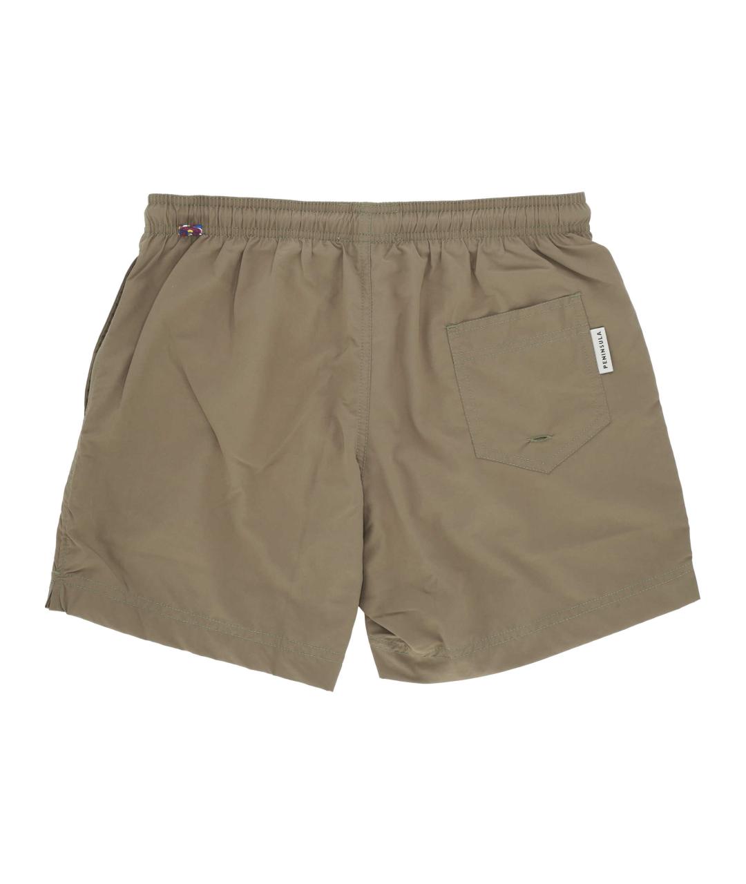 PENINSULA Хаки полиамидовые шорты, фото 3