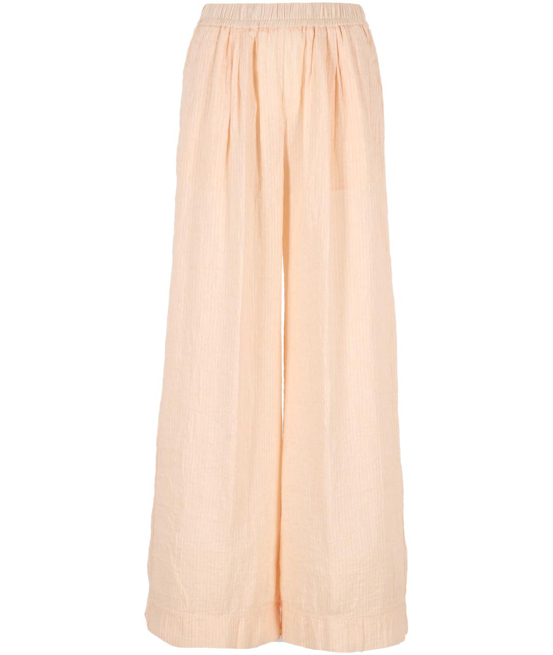 FORTE FORTE Бежевые прямые брюки, фото 1