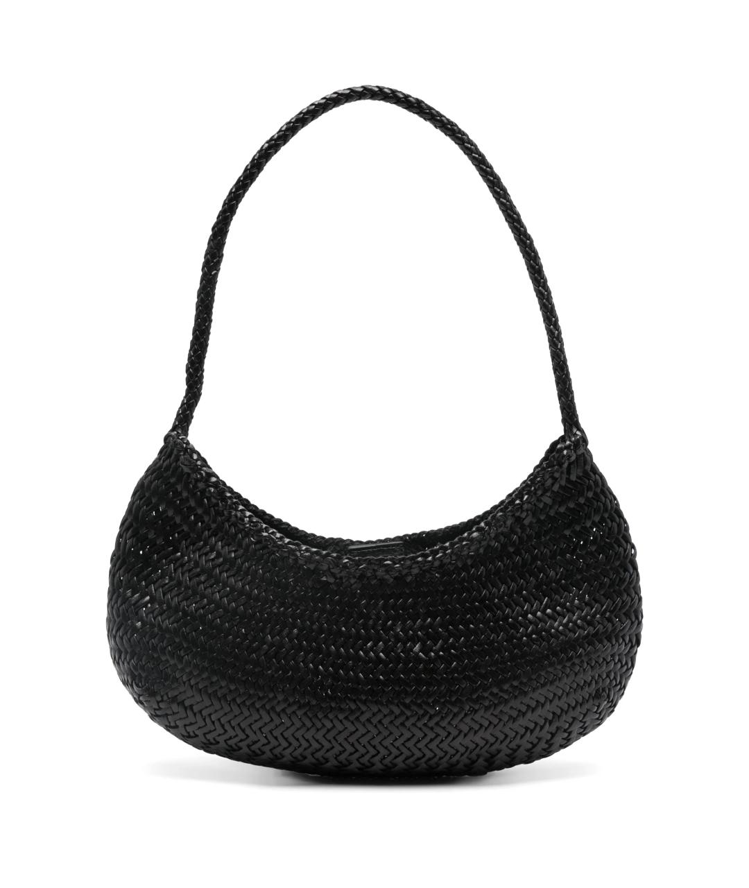 Dragon Diffusion Черная кожаная сумка через плечо, фото 1