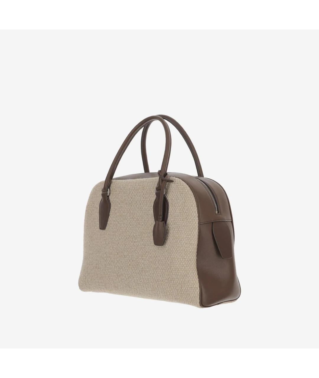 THE ROW Бежевая тканевая сумка тоут, фото 2