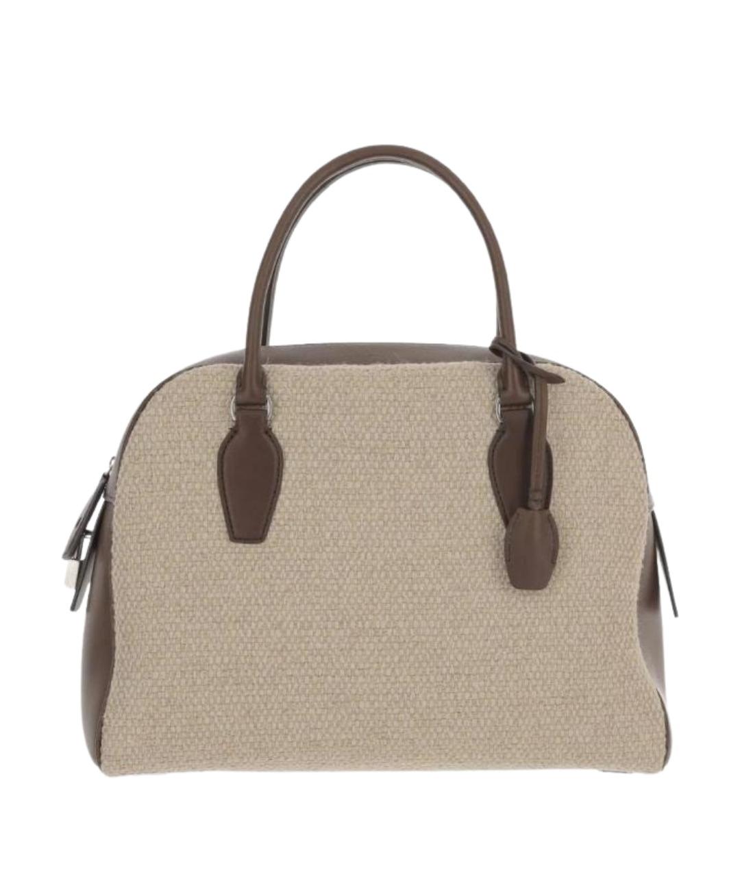 THE ROW Бежевая тканевая сумка тоут, фото 1