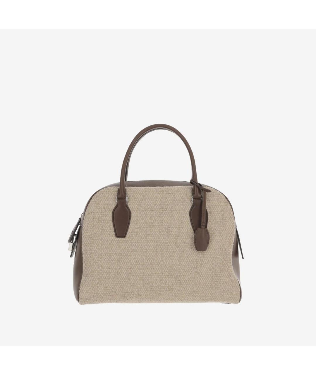 THE ROW Бежевая тканевая сумка тоут, фото 4