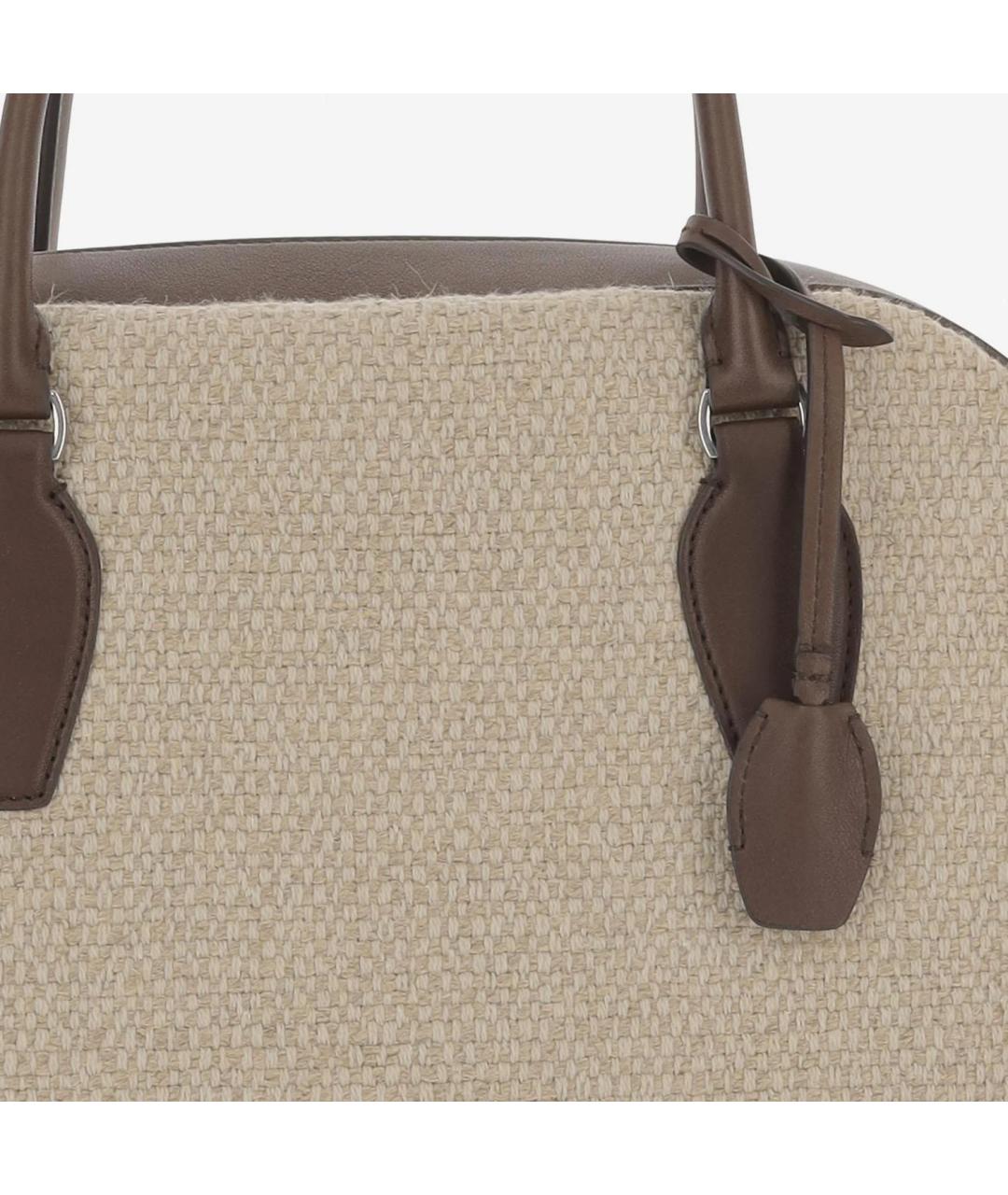 THE ROW Бежевая тканевая сумка тоут, фото 3