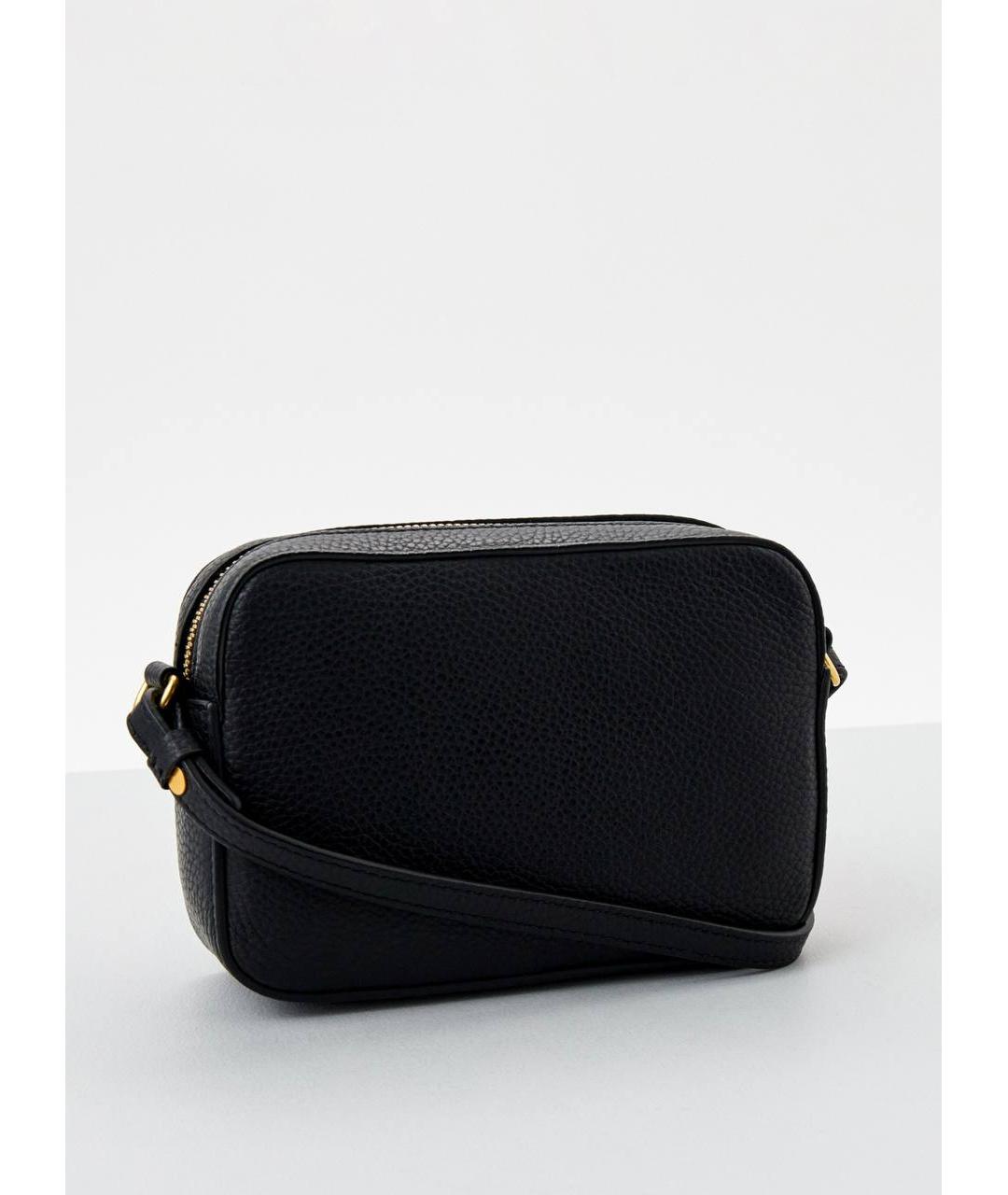 COCCINELLE Черная кожаная сумка через плечо, фото 2