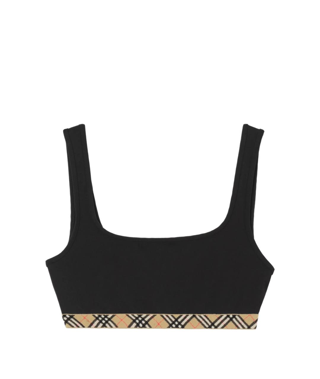 BURBERRY Черный полиамидовый купальник, фото 1