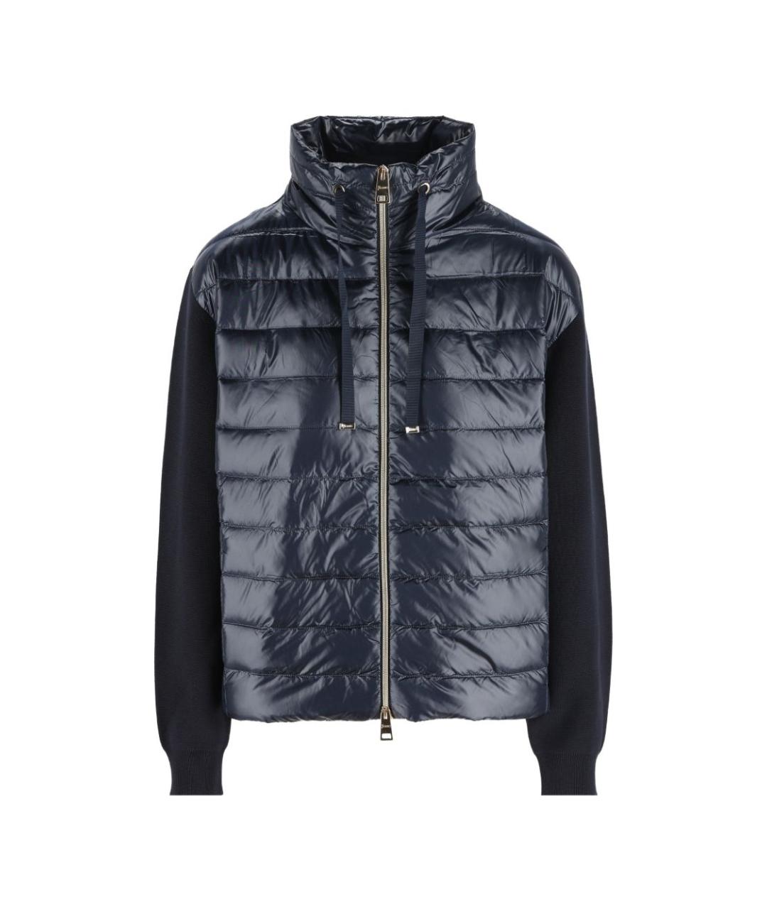 HERNO Синяя полиамидовая куртка, фото 1