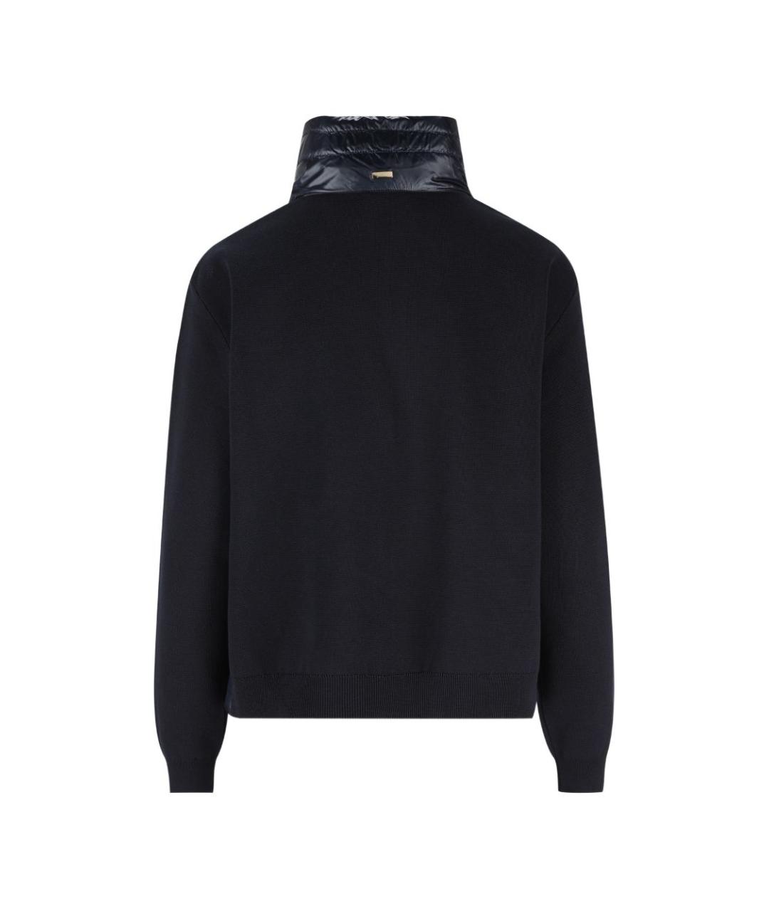 HERNO Синяя полиамидовая куртка, фото 4