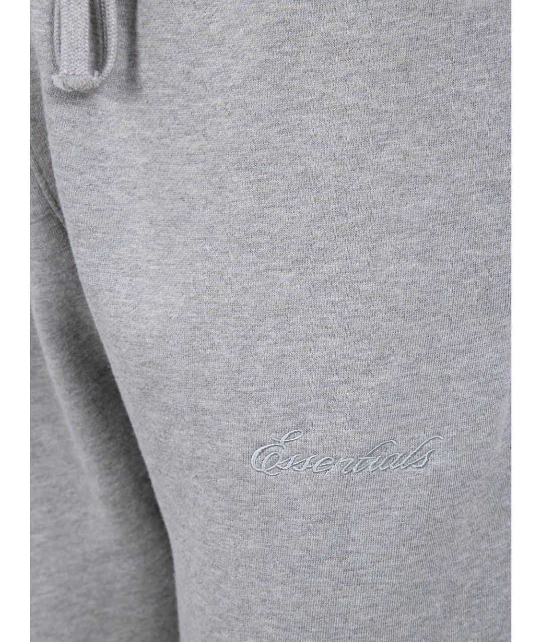 FEAR OF GOD ESSENTIALS Серые хлопковые спортивные брюки и шорты, фото 2