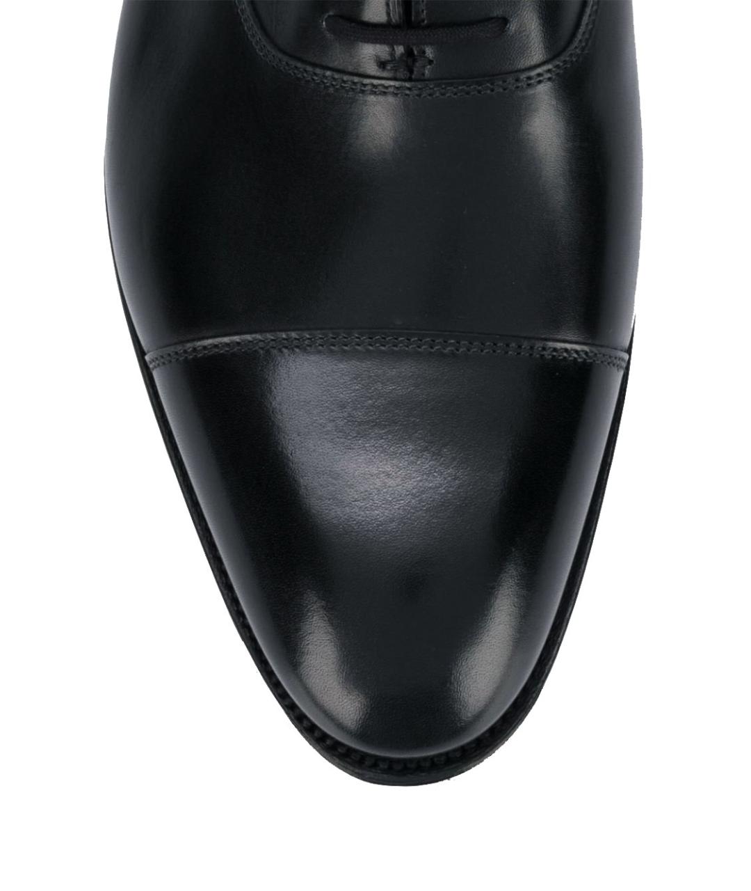 JOHN LOBB Черные кожаные туфли, фото 3