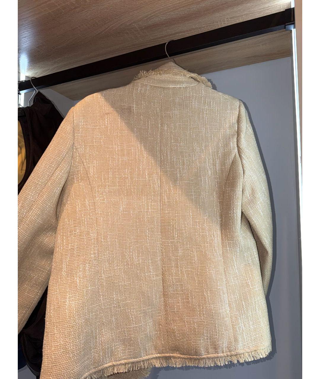BALMAIN Бежевый жакет/пиджак, фото 2