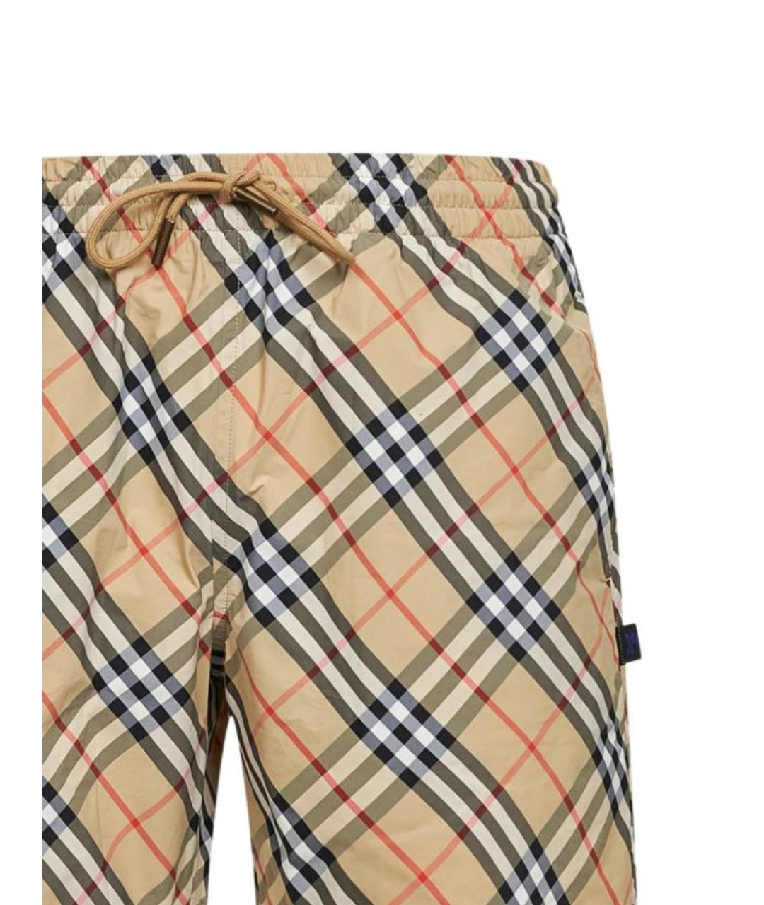 BURBERRY Мульти полиамидовые шорты, фото 2