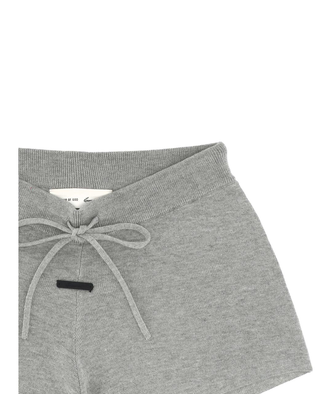FEAR OF GOD ESSENTIALS Серые хлопковые шорты, фото 2