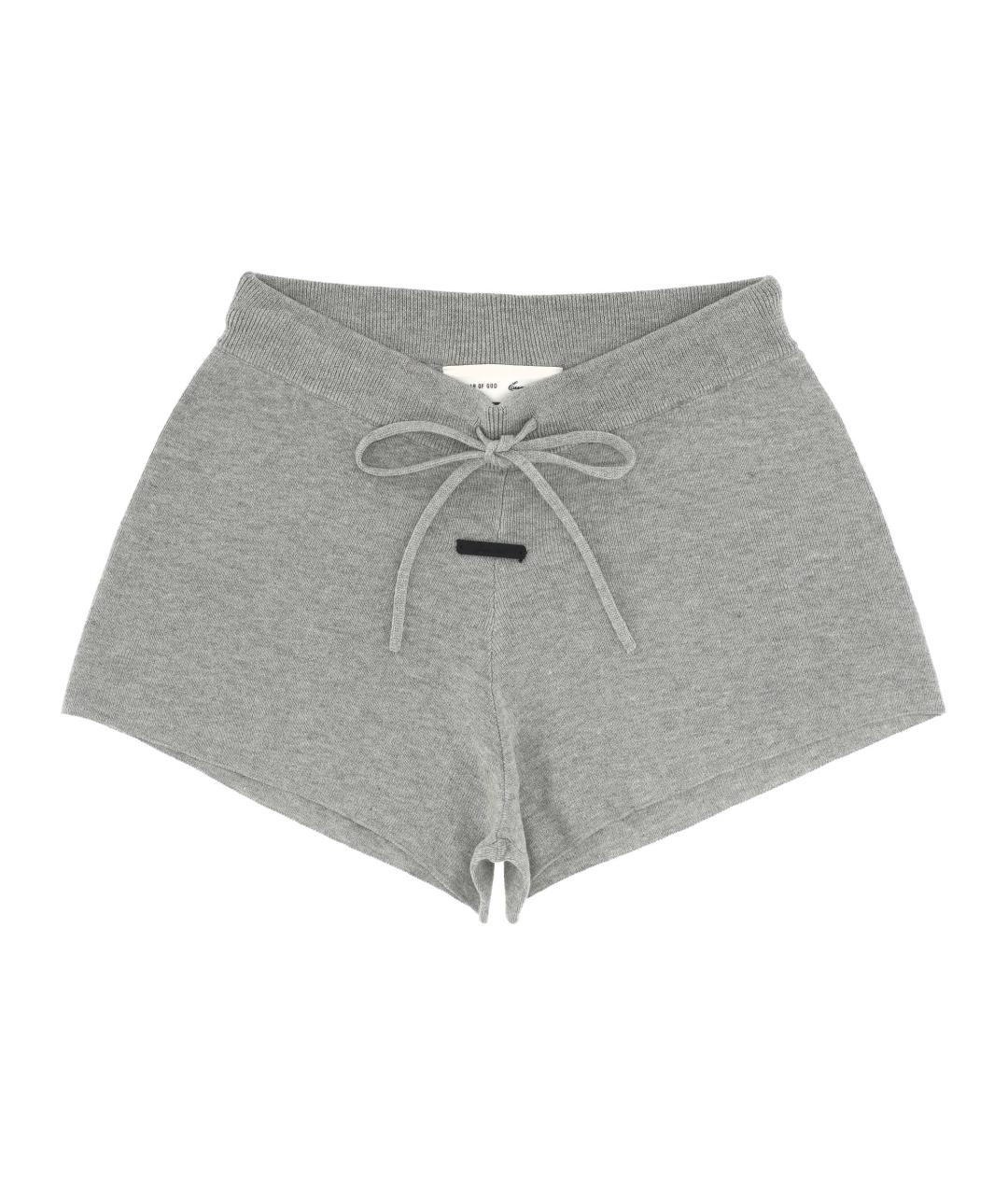 FEAR OF GOD ESSENTIALS Серые хлопковые шорты, фото 1