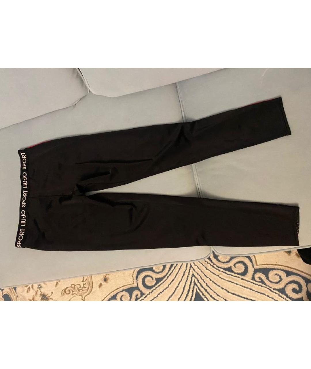 LIU JO Черная полиэстеровая спортивная куртка, фото 3