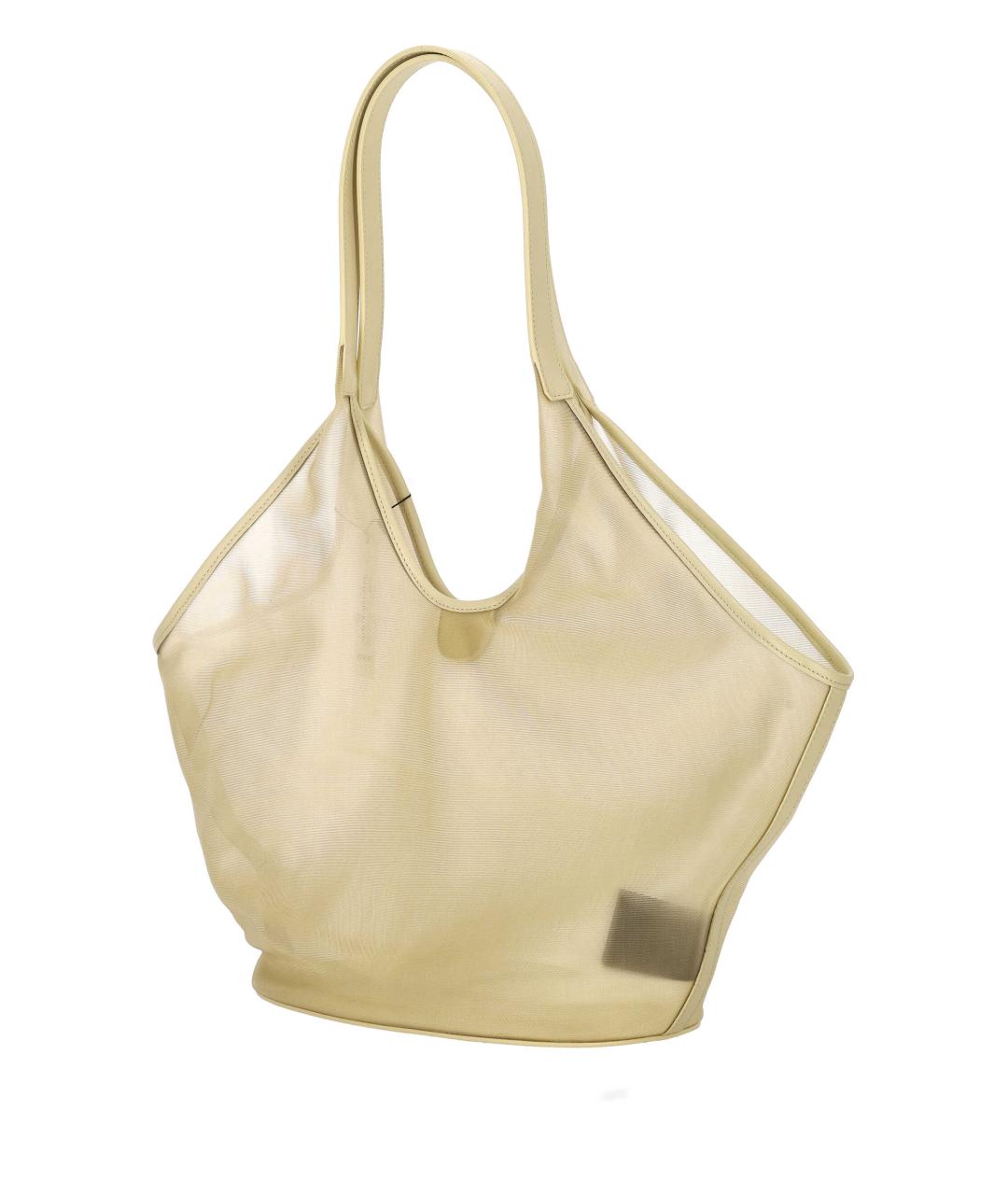 AESTHER EKME Бежевая тканевая сумка тоут, фото 2