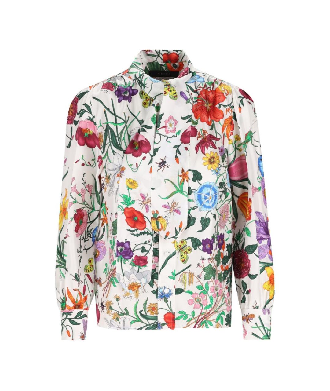 GUCCI Мульти шелковая рубашка, фото 1