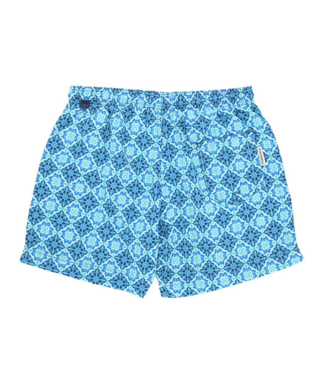 PENINSULA Голубые полиамидовые шорты, фото 3