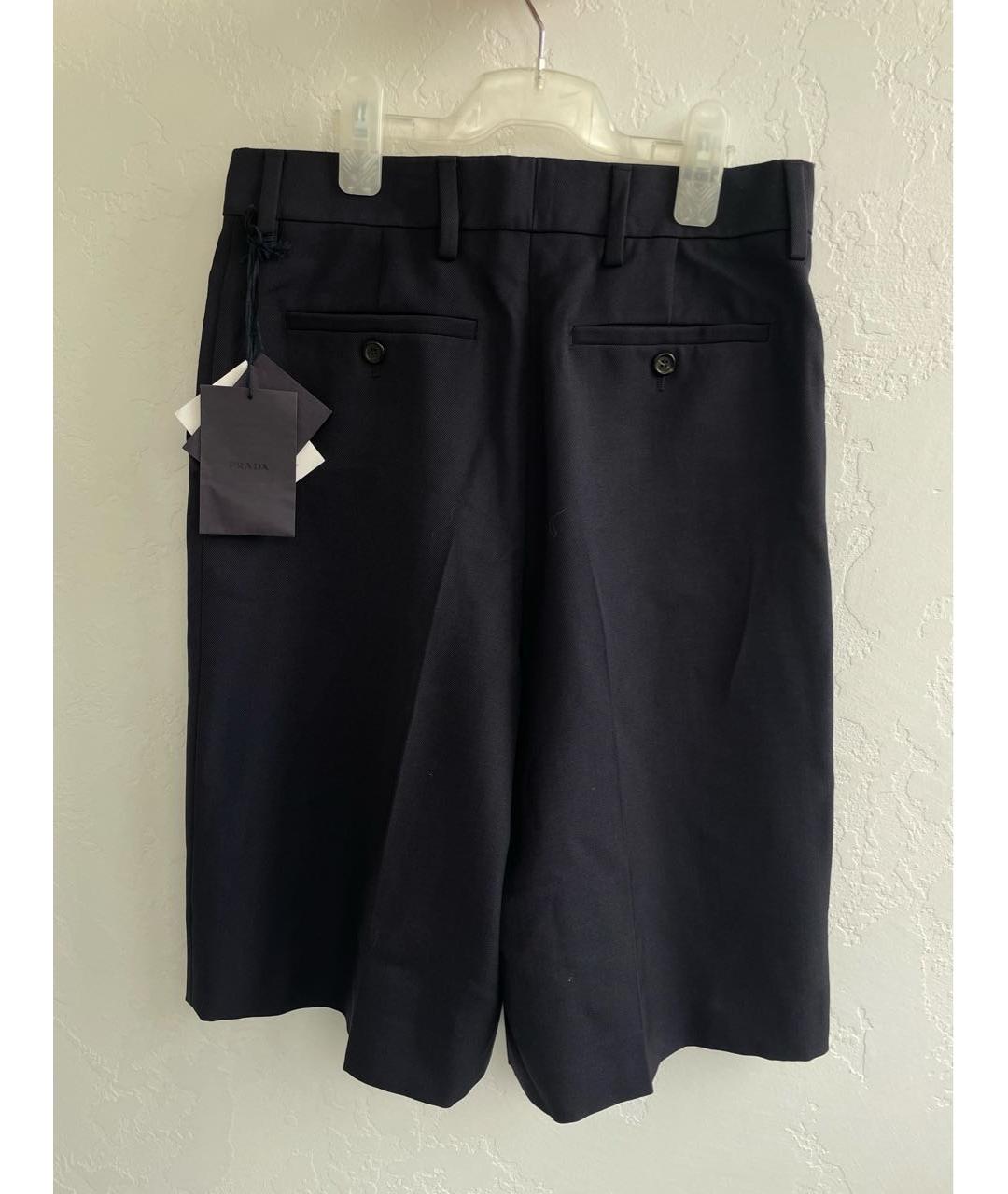 PRADA Темно-синие шорты, фото 3