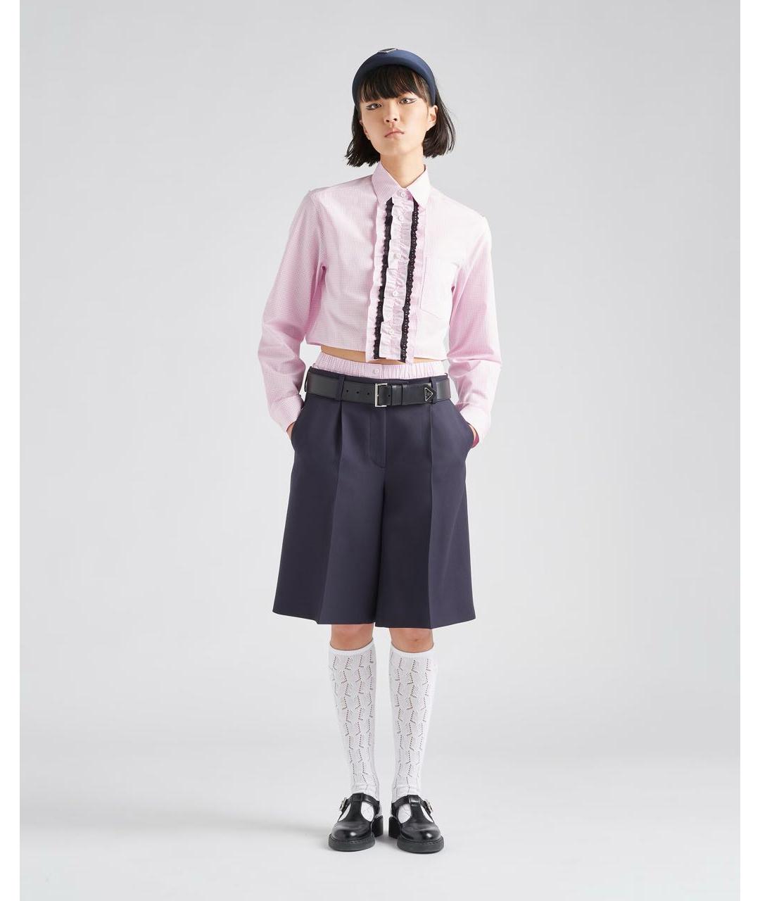 PRADA Темно-синие шорты, фото 5