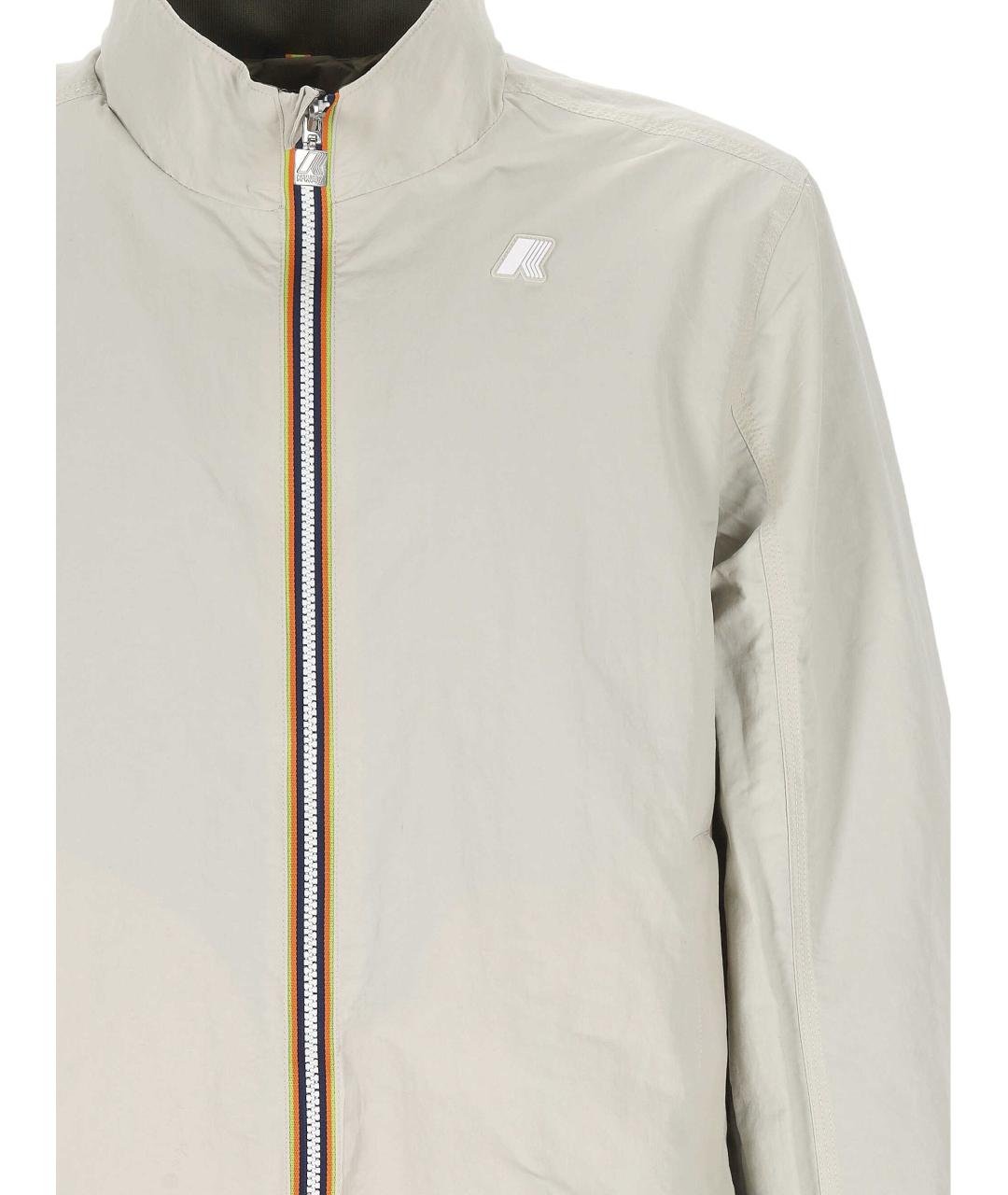 K-WAY Бежевая полиамидовая куртка, фото 2