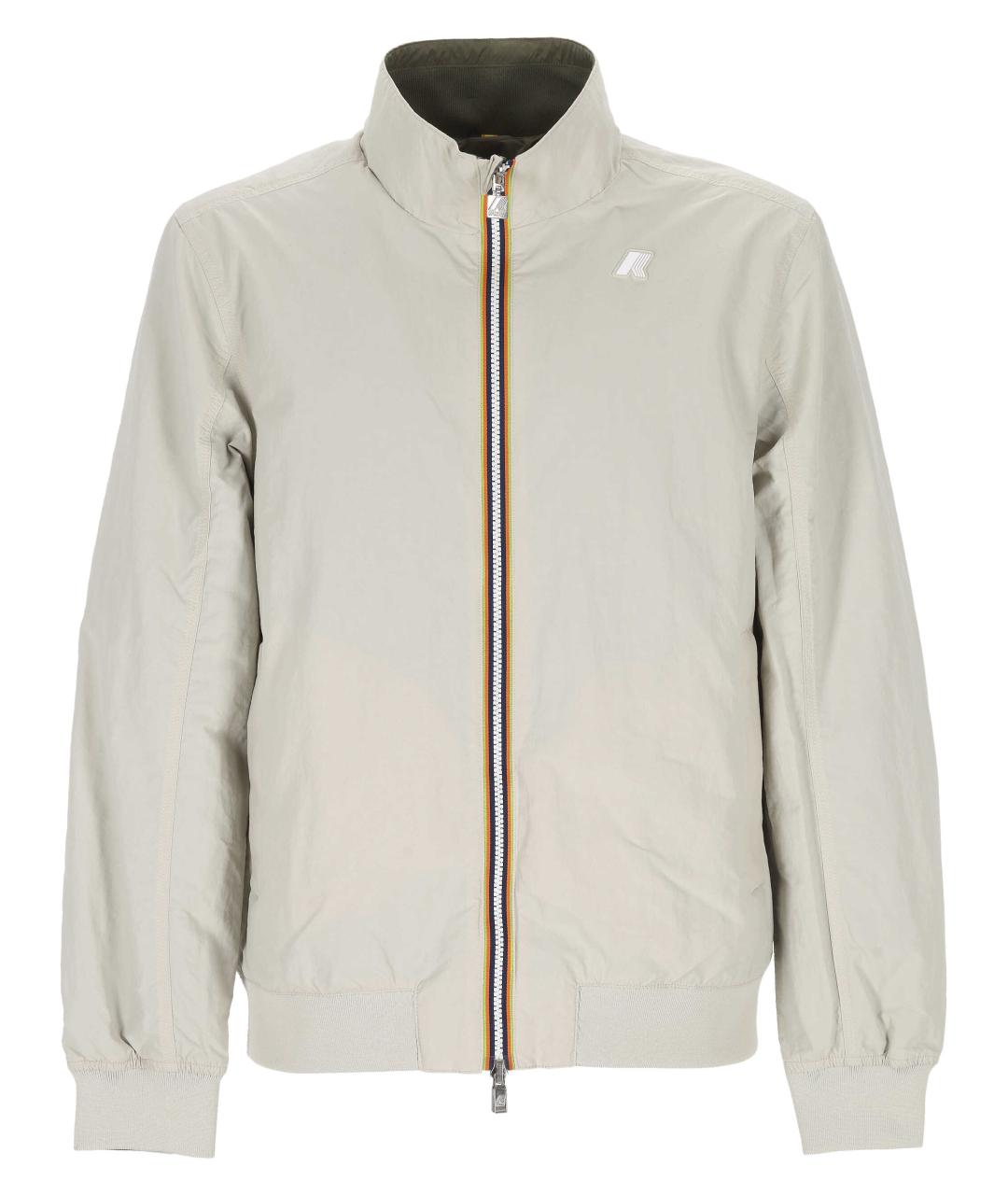 K-WAY Бежевая полиамидовая куртка, фото 1