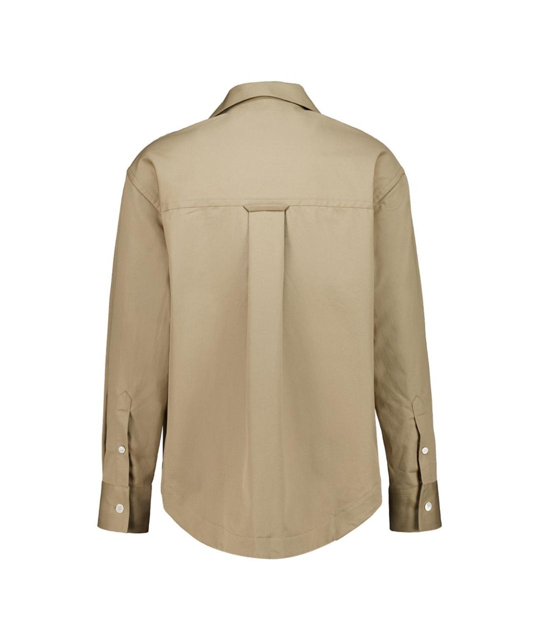 Ami Paris Хаки ацетатная рубашка, фото 4