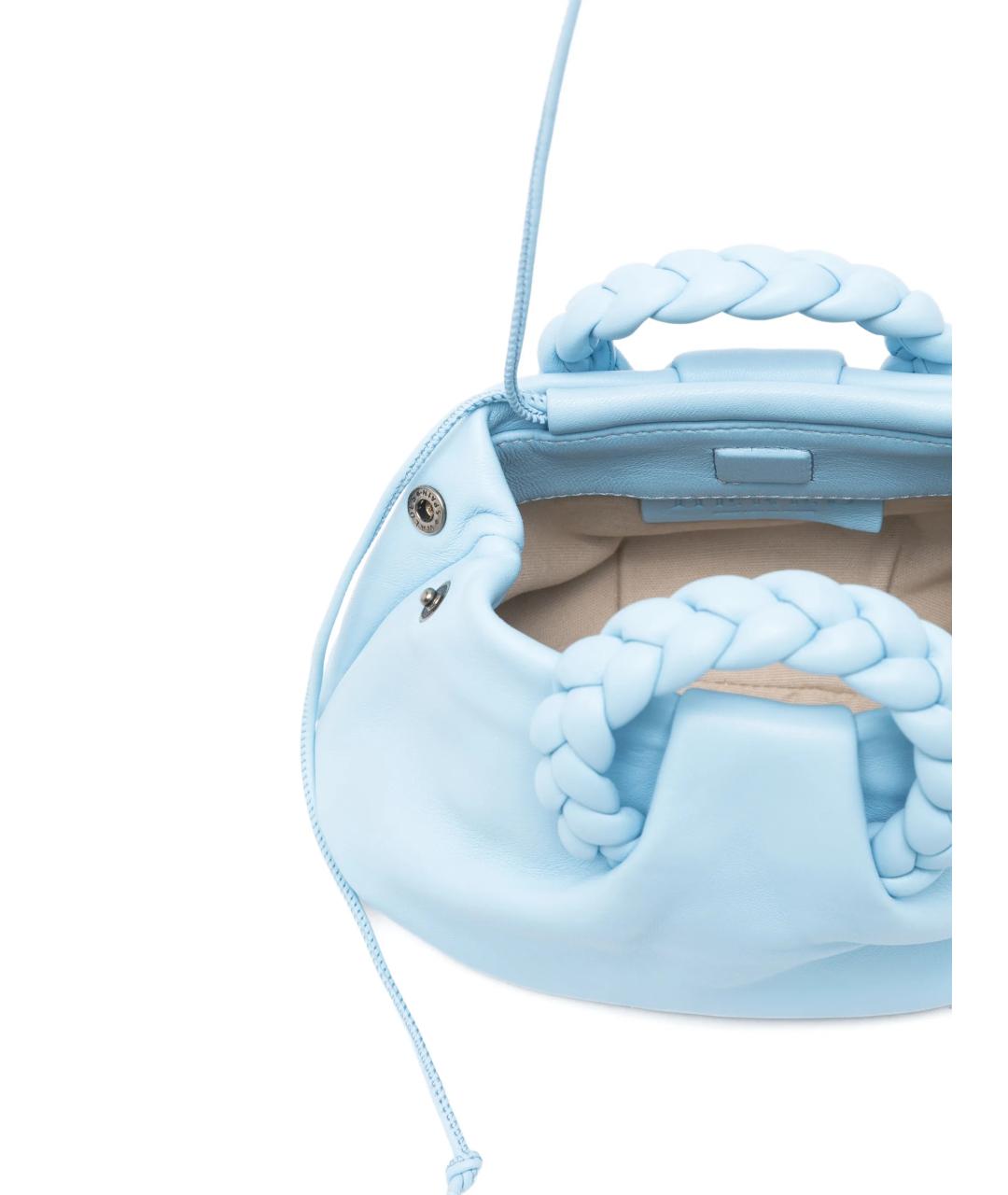 HEREU Голубая кожаная сумка через плечо, фото 3