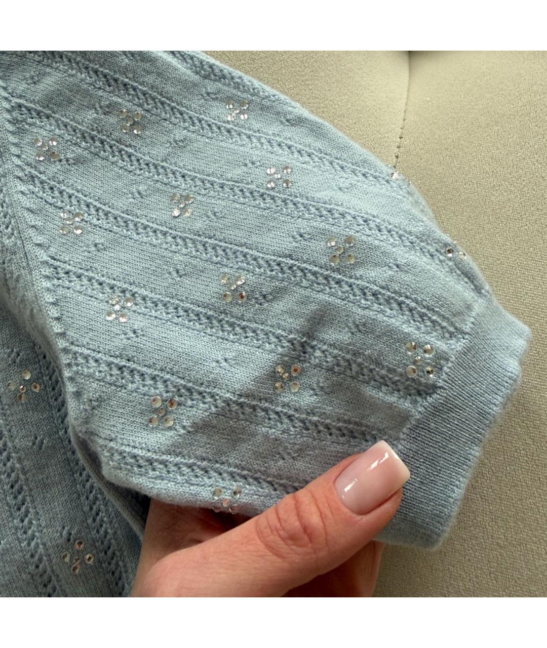 MAJE Голубой джемпер / свитер, фото 5