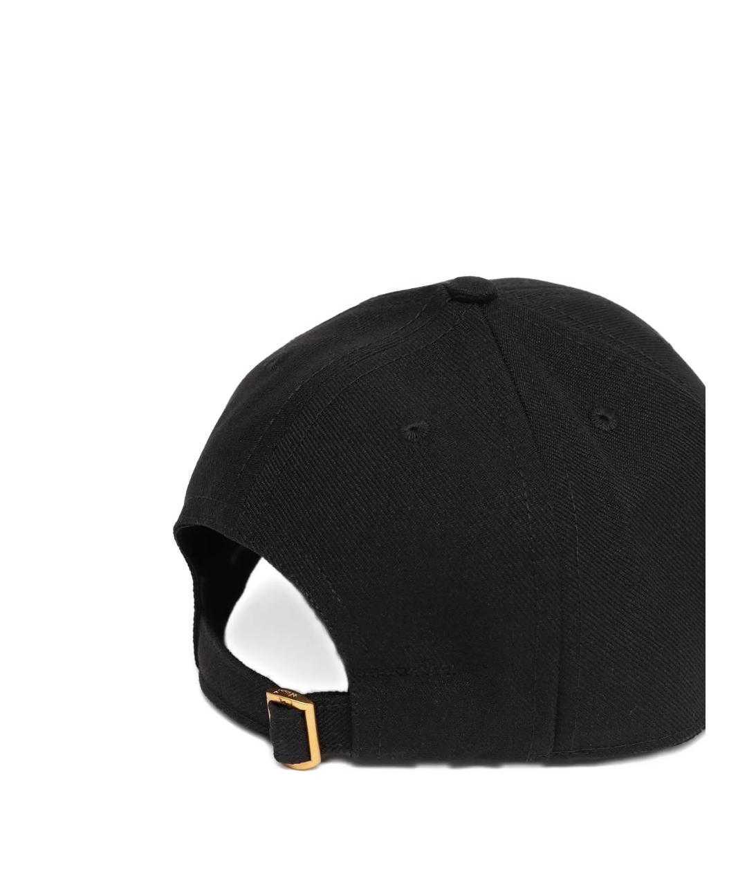 WILLY CHAVARRIA Черная хлопковая кепка/бейсболка, фото 3