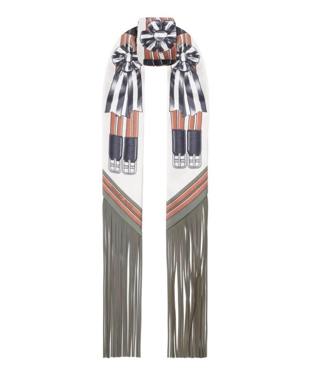 HERMES Шелковый шарф, фото 4