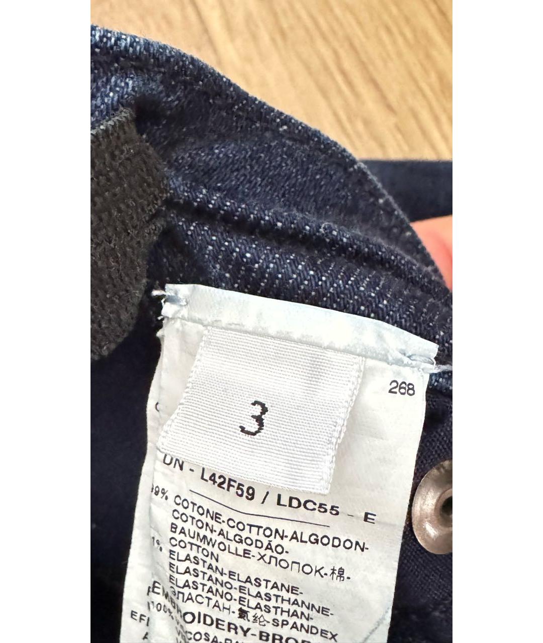 DOLCE&GABBANA Темно-синие хлопковые детские джинсы, фото 5