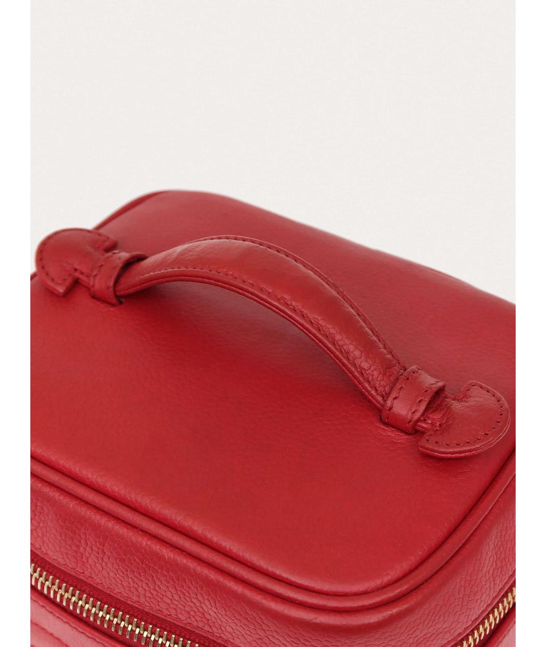 CHANEL Красная кожаная сумка с короткими ручками, фото 6