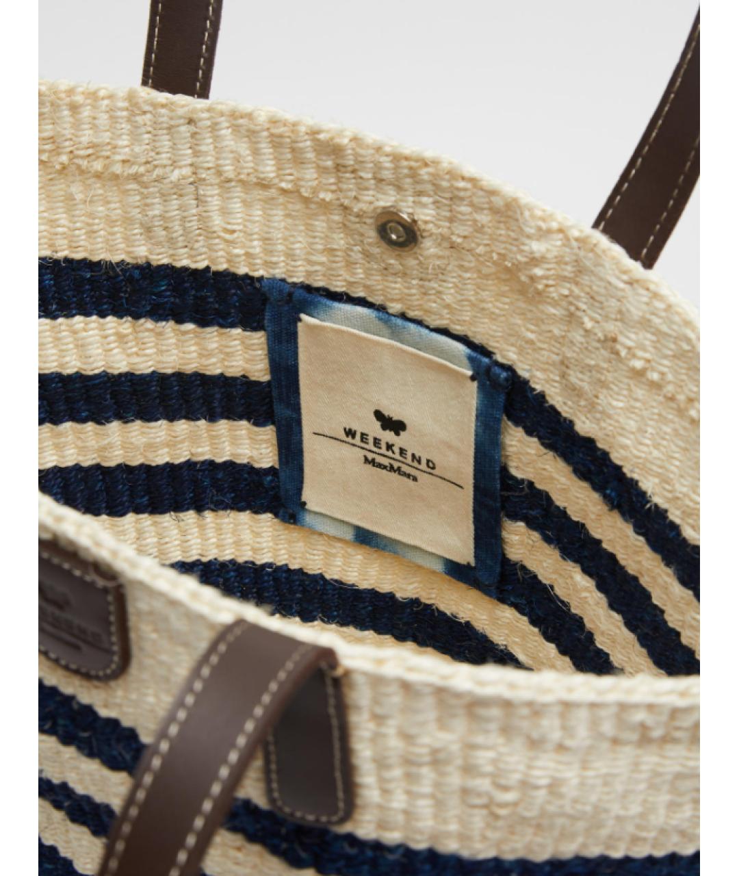 WEEKEND MAX MARA Мульти пелетеная сумка тоут, фото 4